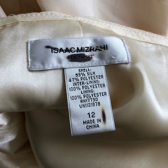 Issac Mizrahi formal full silk skirt - Picture 4 of 6